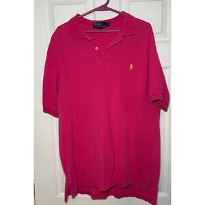 Ralph Lauren Polo men’s pink shirt size XL
